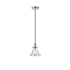 Nuvo Lighting Vintage 60-5411 1-Light Polished Nickel Caged Mini Pendant Light