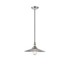 Nuvo Lighting Vintage 60-5416 1-Light Polished Nickel Pendant Light
