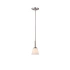 Nuvo Lighting Mobili 60-5457 1-Light Brushed Nickel Mini Pendant Light 