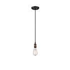 Nuvo Lighting Vintage 60-5505 1-Light Rustic Bronze Mini Pendant Light 