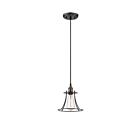Nuvo Lighting Vintage 60-5511 1-Light Rustic Bronze Caged Mini Pendant Light 