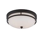 Nuvo Lighting Neval 60-5586 2-Light Sudbury Bronze Ceiling Flush Mount Light