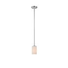 Nuvo Lighting Willow 60-5807 1-Light Polished Nickel Mini Pendant Light 
