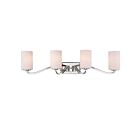 Nuvo Lighting Willow 60-5871 4-Light Polished Nickel Vanity Light