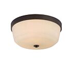 Nuvo Lighting Laguna 60-5924 3-Light Forest Bronzel Ceiling Flush Mount Light