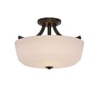 Nuvo Lighting Laguna 60-5926 Forest Bronzel Ceiling Flush Mount Light