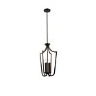 Nuvo Lighting Laguna 60-5876 4-Light Forest Bronze Caged Pendant Light