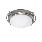 Nuvo Lighting Polaris 60-608 2-Light Brushed Nickel Ceiling Flush Mount Light