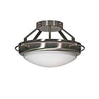 Nuvo Lighting Polaris 60-609 2-Light Brushed Nickel Ceiling Flush Mount Light