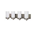 Nuvo Lighting Polaris 60-614 4-Light Brushed Nickel Vanity Light