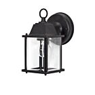 Nuvo Lighting 60-638 1-Light Textured Black Outdoor Wall Light