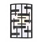 Nuvo Lighting 60-6431 Lansing 120w Textured Black Wall Sconce