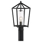 Nuvo Lighting Hopewell 60-6595 1-Light 60W Matte Black Outdoor Post Lantern