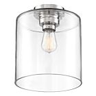 Nuvo Lighting Chantecleer 60-6778 1-Light 60W Polished Nickel Semi-Flush Mount