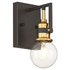 Nuvo Lighting Intention 60-6971 60W Warm Brass And Black Vanity