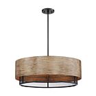 Nuvo Lighting Barrique 60-6980 5-Lights 60W Black Rod Pendant