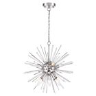Nuvo Lighting Cirrus 60-6993 8-Lights 480W Polished Nickel Chain Chandelier