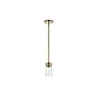 Nuvo Lighting Intersection 60-7529 1 Light Burnished Brass 60W Mini Pendant