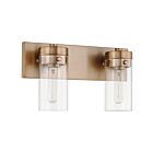 Nuvo Lighting Intersection 60-7532 2 Lights Burnished Brass 120W Vanity Light