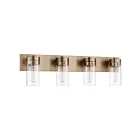 Nuvo Lighting Intersection 60-7534 4 Lights Burnished Brass 240W Vanity Light