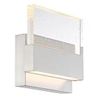 Nuvo Lighting Ellusion 62-1502 1-Light 15W Polished Nickel LED Medium Wall Sconce