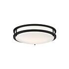 Nuvo Lighting 62-1736 Matte Black 25W LED Flush Mount CCT Selectable