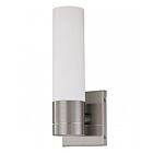 Nuvo Lighting 62-2934 Link 12w Brushed Nickel LED Tube Wall Sconce