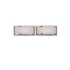Nuvo Lighting Mercer 62-312 LED 2- Lights Polished Nickel Vanity Light