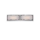 Nuvo Lighting Mercer 62-318 LED 2- Lights Brushed Nickel Vanity Light
