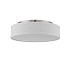 Nuvo Lighting Heather 62-524 1-Light Brushed Nickel Ceiling Flush Mount Light
