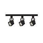 Nuvo Lighting TK346 3-Light Black Track Light Head