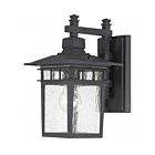 Nuvo Lighting Cove Neck 60-4953 1-Light Textured Black Outdoor Wall Light