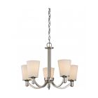 Nuvo Lighting Laguna 60-5825 5-Lights Brushed Nickel Chandelier