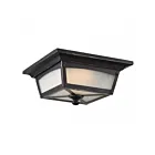 Nuvo Lighting Essex LED 62-823 Sterling Black Outdoor Flush Mount