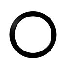 Ortech 4110-RINGBK Black Ring For 4110 Flush Mount