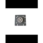Ortech 8330T 30A White Dryer Receptacle Suitable For Aluminum And Copper Wires