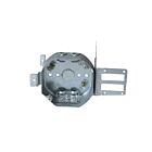 Ortech BOX-54151-LSSAX Steel Octagonal Metal Box With Side Bracket And Clamps