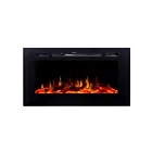 Ortech LEDFP-40 1500W Black 40" Electric Fireplace