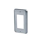 Ortech Plate-11C10 One Gang Utility Metal Box Cover Plate
