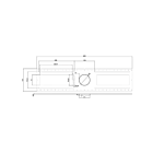 Ortech PLATE26-3-L New Construction Plate Made Up of Galvanized Steel With Lip
