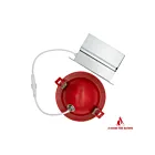 Ortech SLIM4FL-FR-5CCT 9W 4" LED Gimbal Recessed Light CCT Selectable