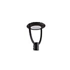 Eiko PT3-100GS-3 Matte Black LED Post Top Light CCT Selectable