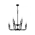 Quoizel Lighting ABR5128MBK 12 Lights Matte Black 720W Abner Chandelier