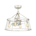 Quoizel Lighting Barlow BAW3122WS Weathered Brass 32W 22" Ceiling Fan