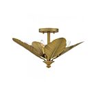 Quoizel Lighting BAY1718AB 4 Lights Aged Brass 240W Bayley Semi Flush Mount