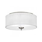 Quoizel Lighting BLA1616BN Blanche 3-Lights 180W Brushed Nickel Semi Flush Mount