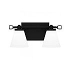 Quoizel Lighting DNL8613MBK Daniels 15W Matte Black LED Vanity Light