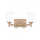 Quoizel Lighting Esther ESR8616BGD 2-Lights Bronze Gold 200W Vanity Light