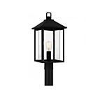 Quoizel Lighting FTC9010EK Fletcher 1-Light 100W Earth Black Outdoor Lantern