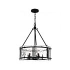 Quoizel Lighting Fortress FTS2821EK 5-Lights 300W Earth Black Pendant